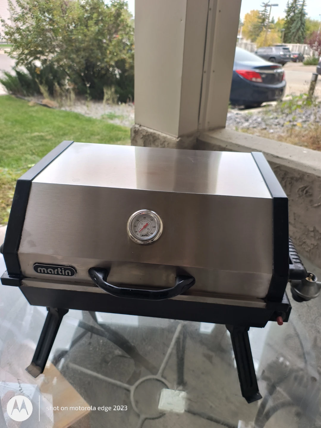 Martin portable gas barbecue