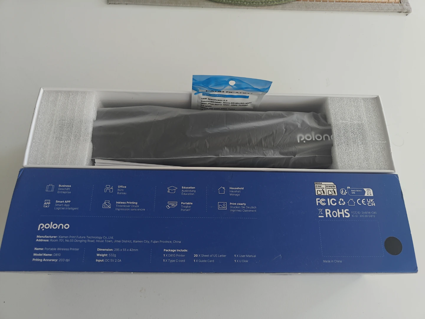 Portable Thermal Printer BNIB - photo 3