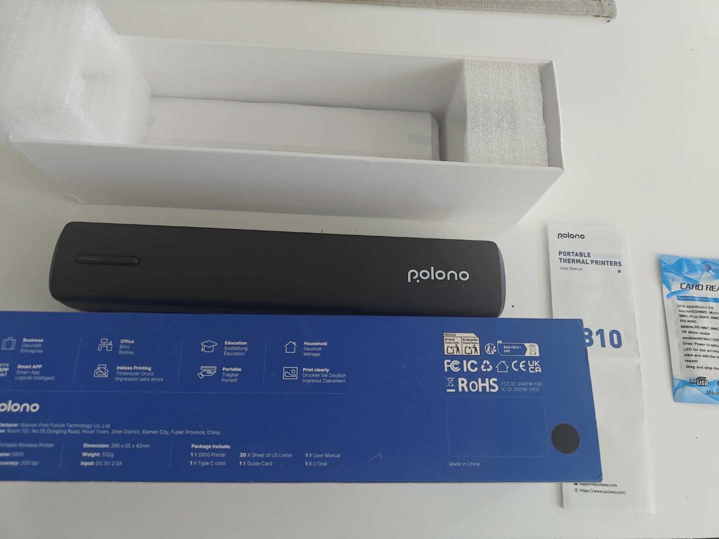 Portable Thermal Printer BNIB