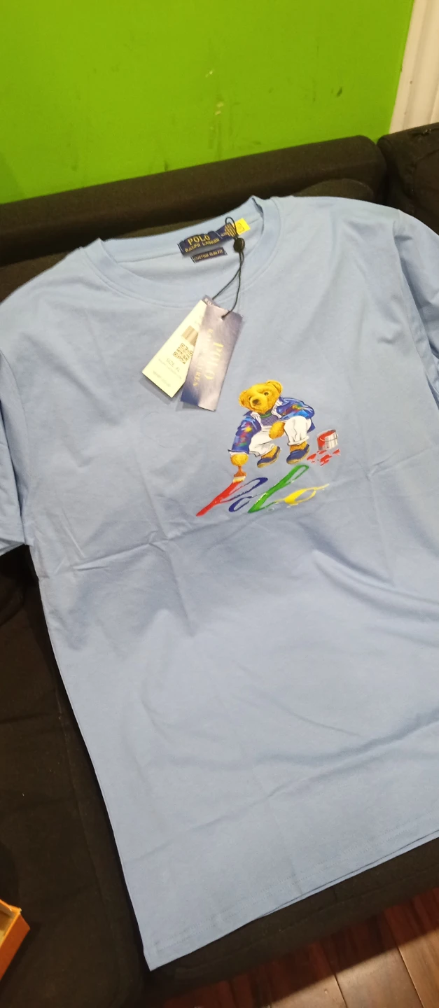 Polo Ralph Lauren Bear T-Shirt Light Blue XL - photo 3