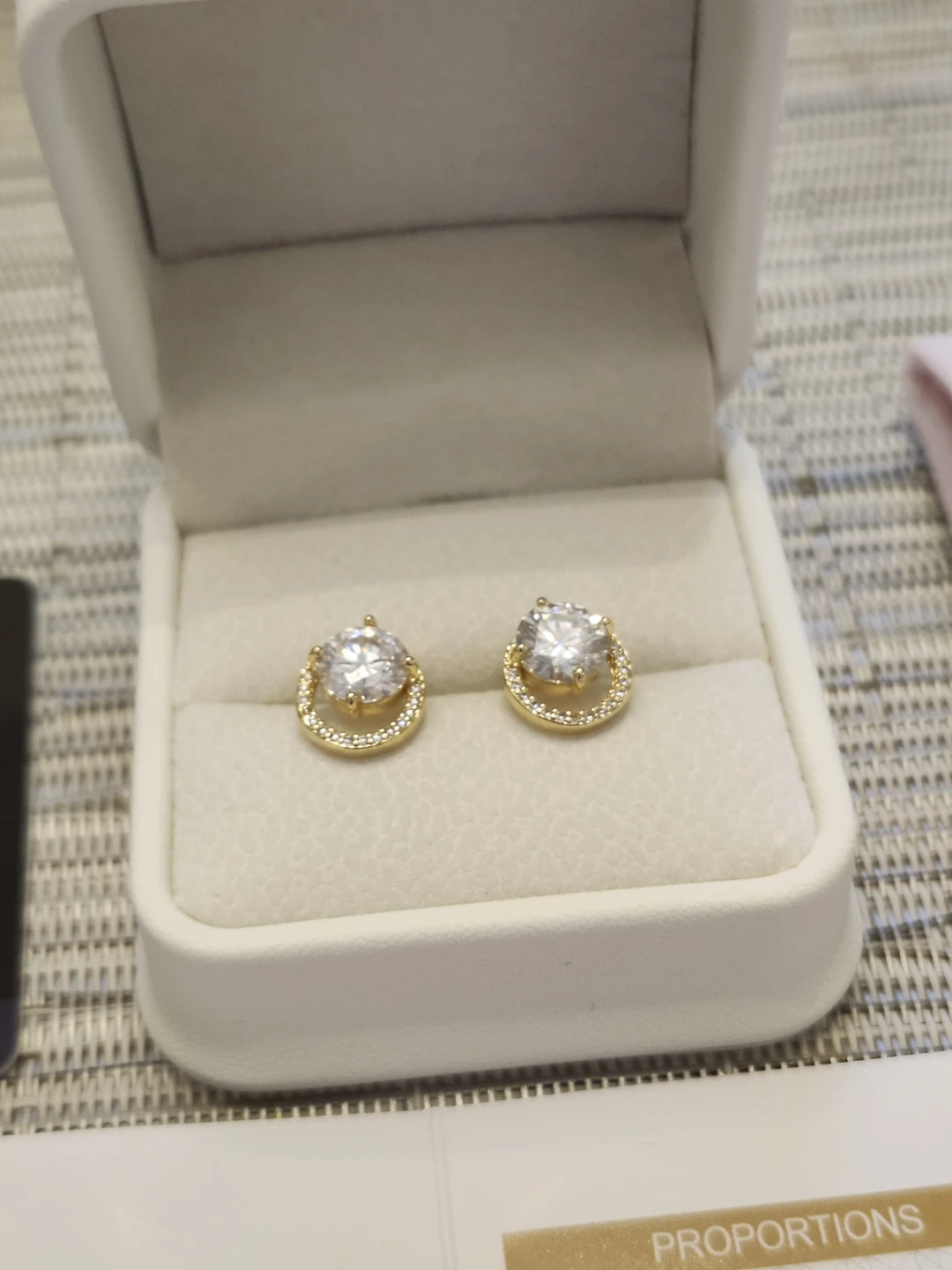 Moissanite Stud Earrings with GRA Certificate - photo 2