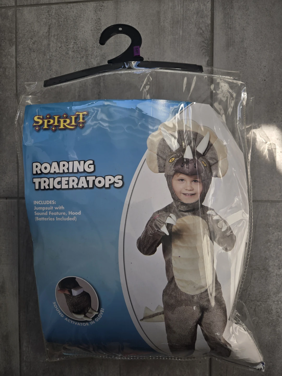 DINOSAUR COSTUME 5T