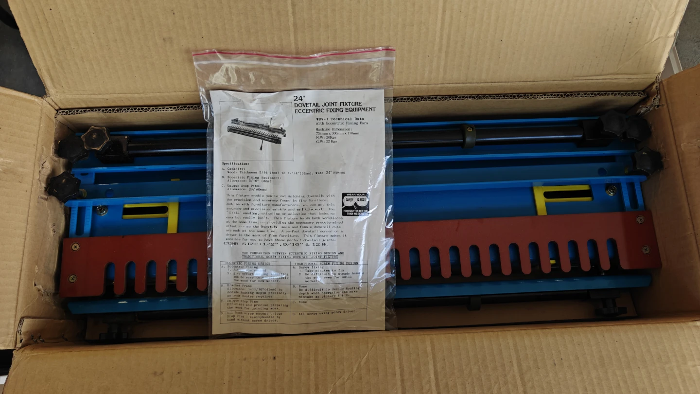 Heavy-duty 24" Dovetail Jig (Model MDV-1 House of Tools) - photo 2