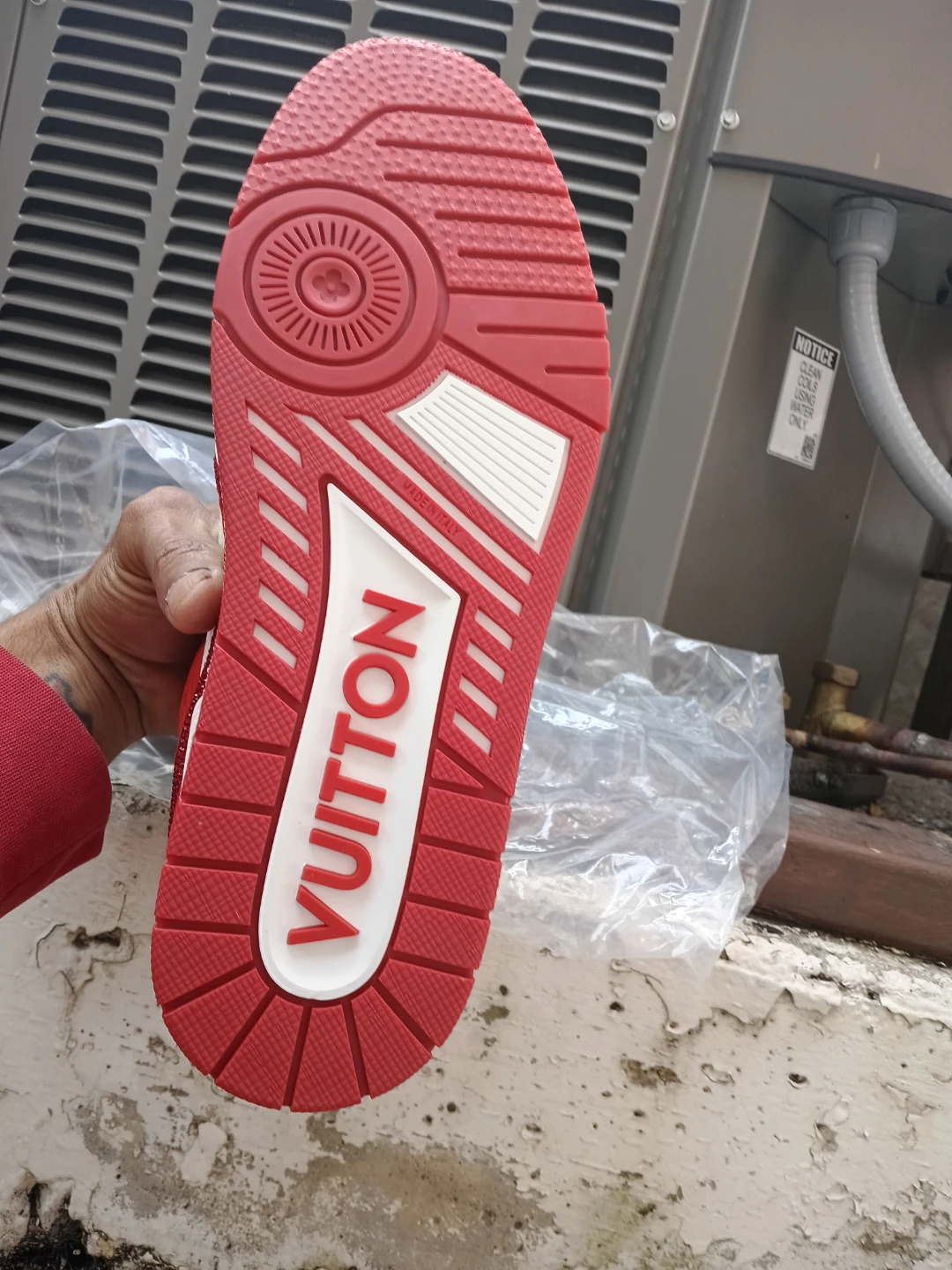 Louis Vuitton LV Trainer Sneakers Red White - photo 3