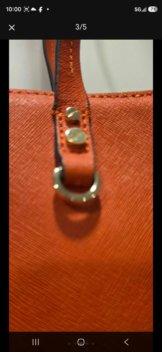 Tote/sachel like new used once by Karl Lakerfield - photo 4