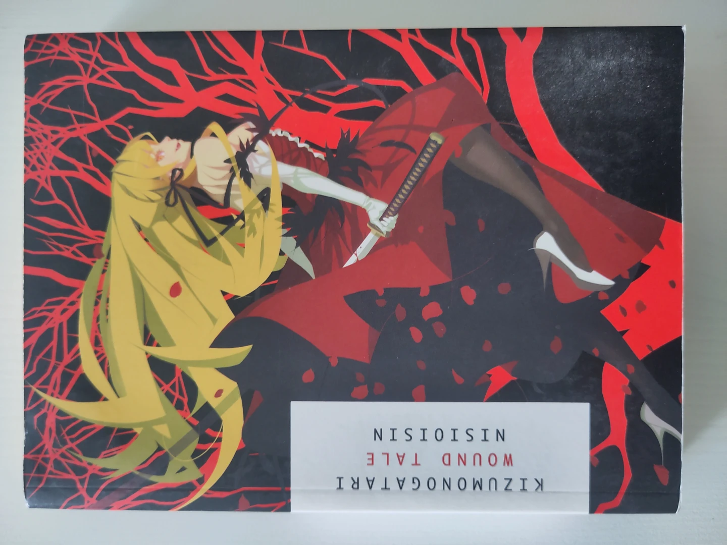 Kizumonogatari NisiOisiN Wound Tale Hardcover Book
