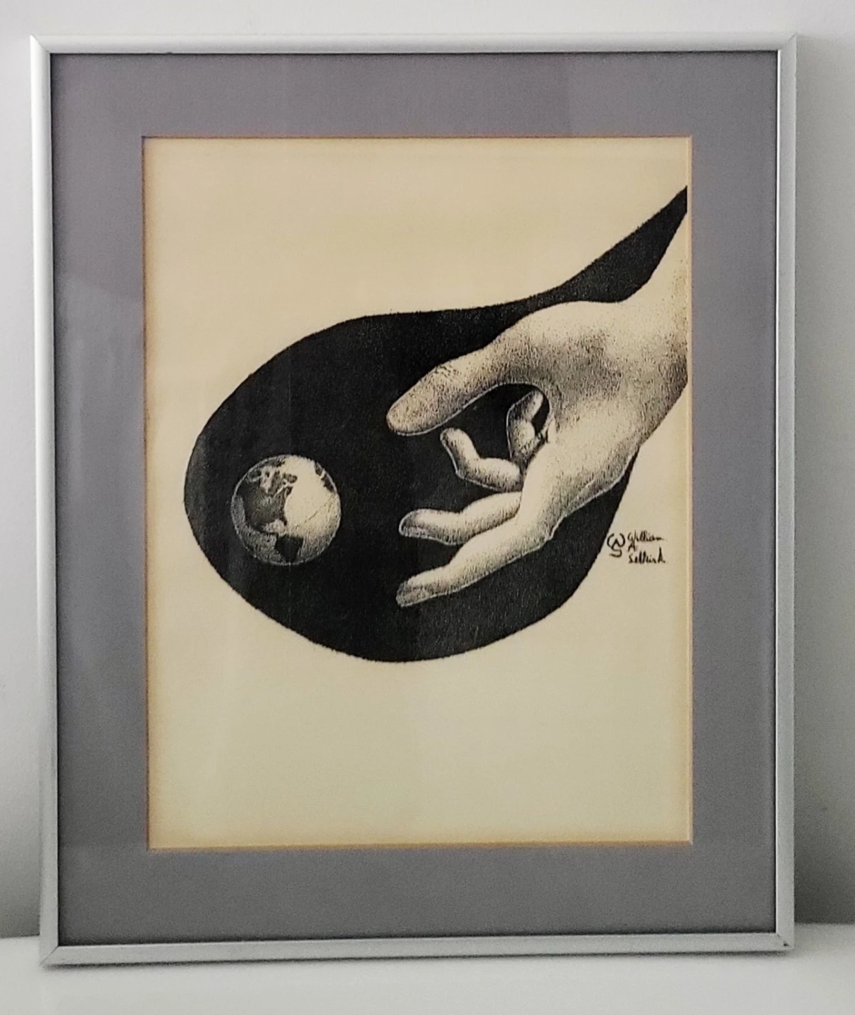 William A. Selkirk framed art print