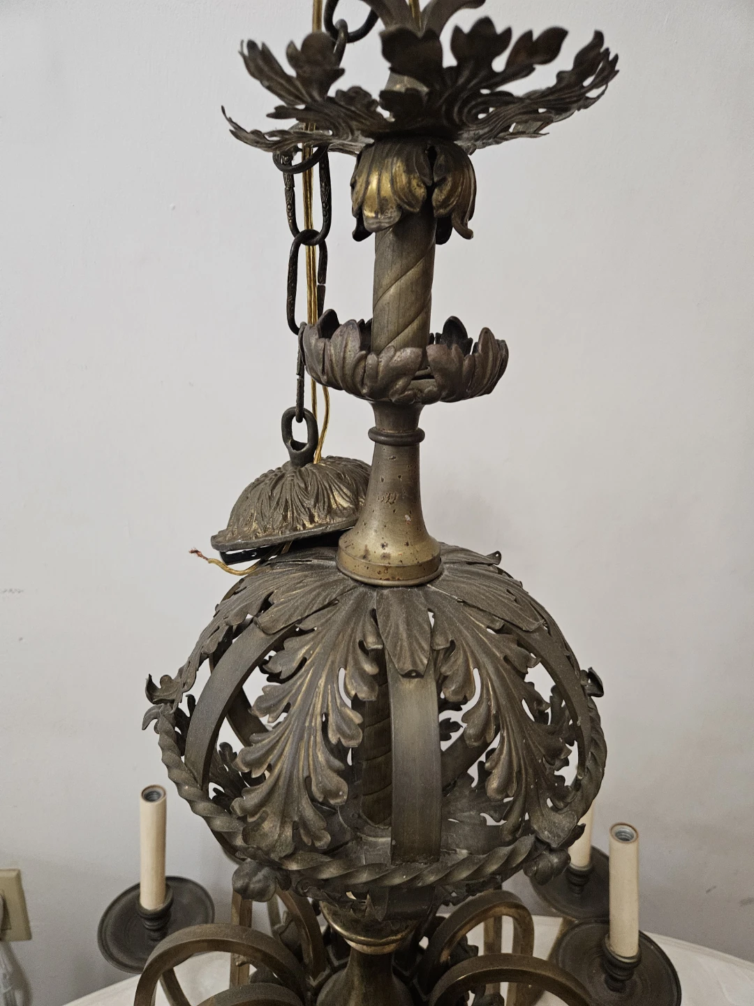 12 light solid brass chandelier - photo 3