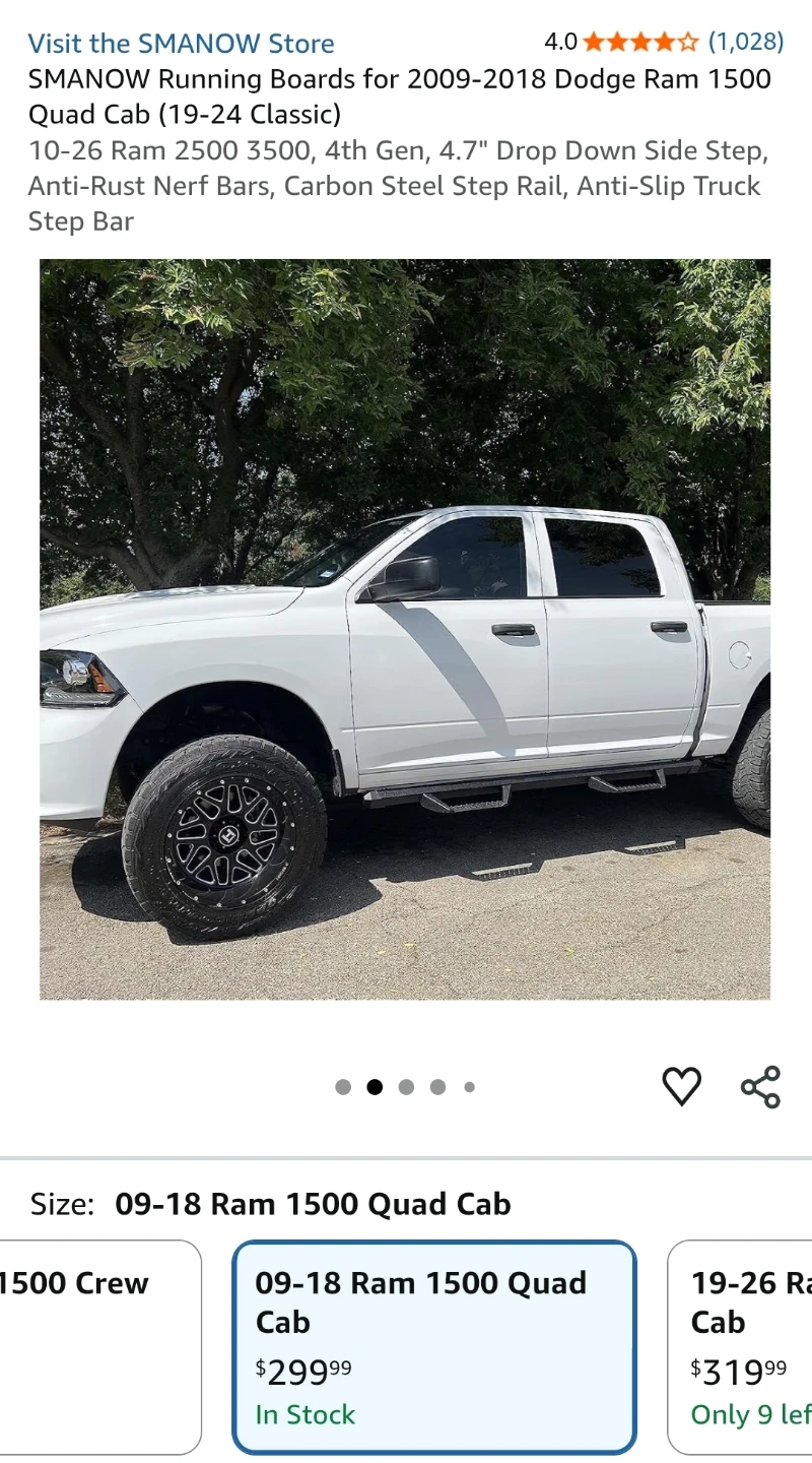 Running Boards for Dodge Ram Quad Cab - photo 2