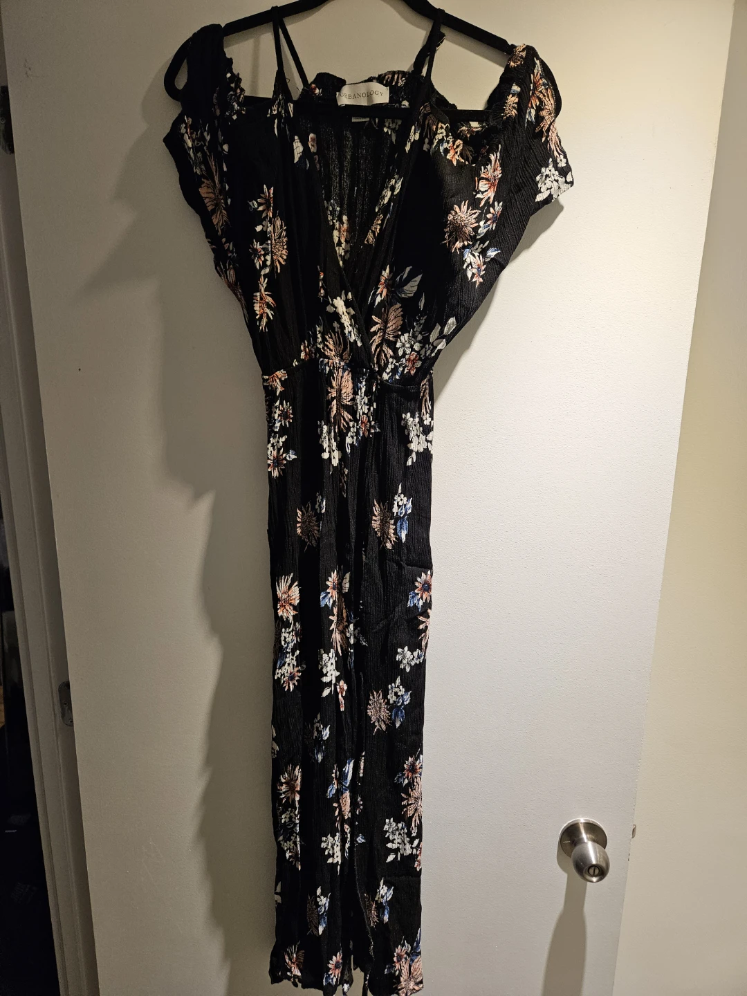 Urbanology Floral Cold-Shoulder Dress