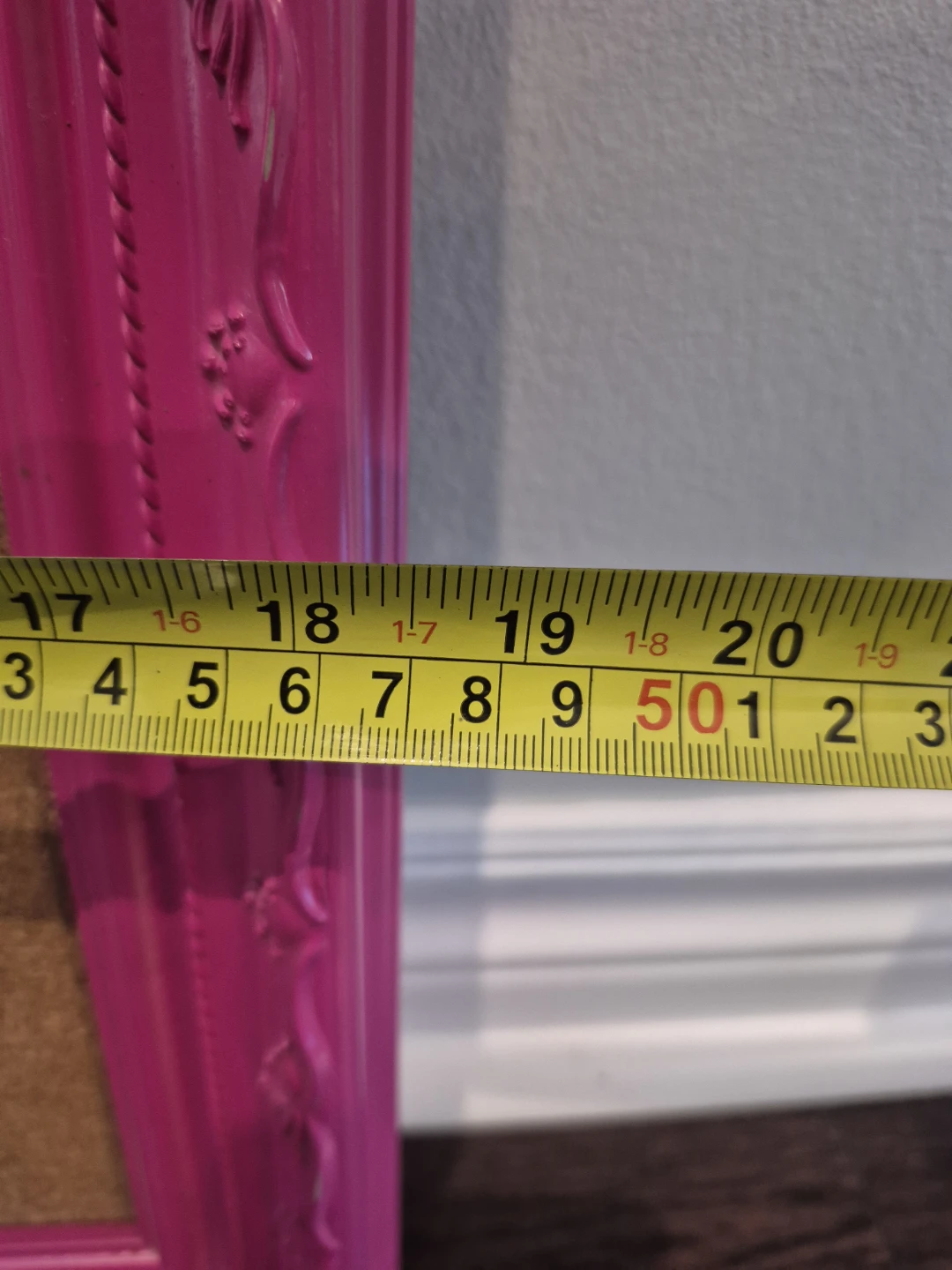 Bright Pink Cork Board 18 x 18 - photo 4