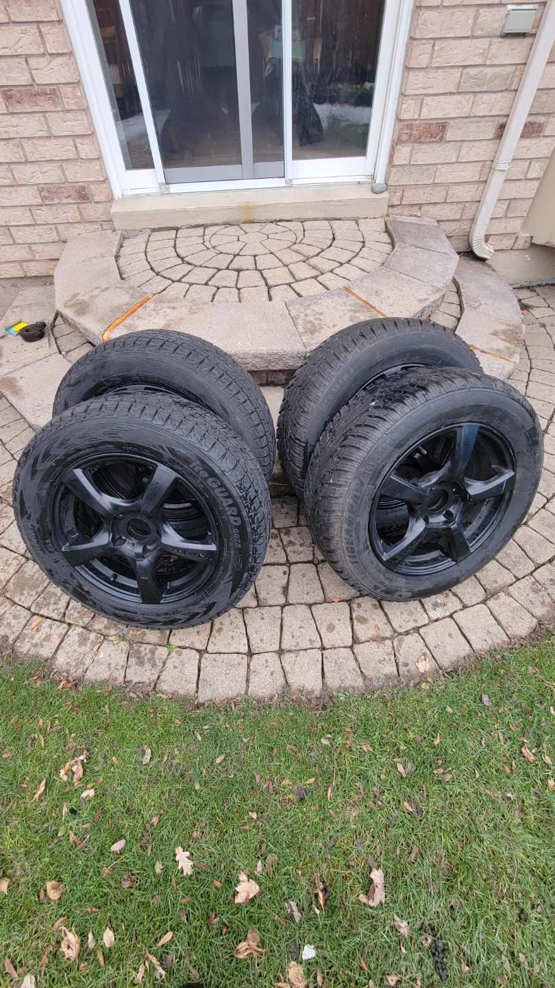 4 Touren Rims with Winter Tires for DODGE CARAVAN - photo 4
