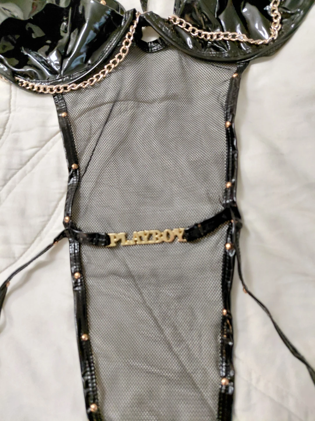 Playboy Chain Detail Teddy - photo 2