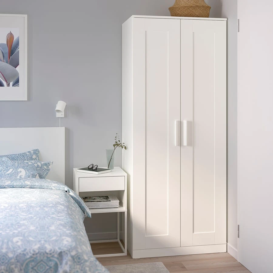 IKEA Brimnes White 2-Door Wardrobe - photo 2