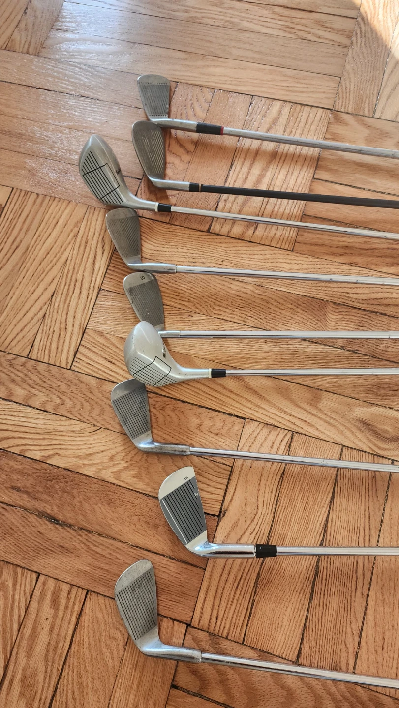 Title Vintage Golf Club Set | 9 Mixed Irons & Woods - photo 3