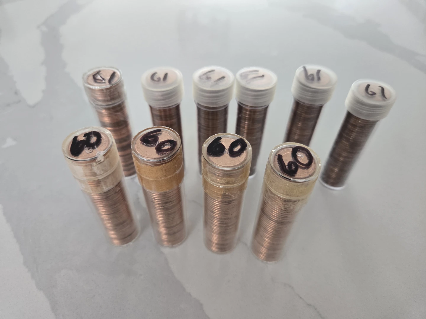 Collection of Canadian Penny Rolls - photo 4