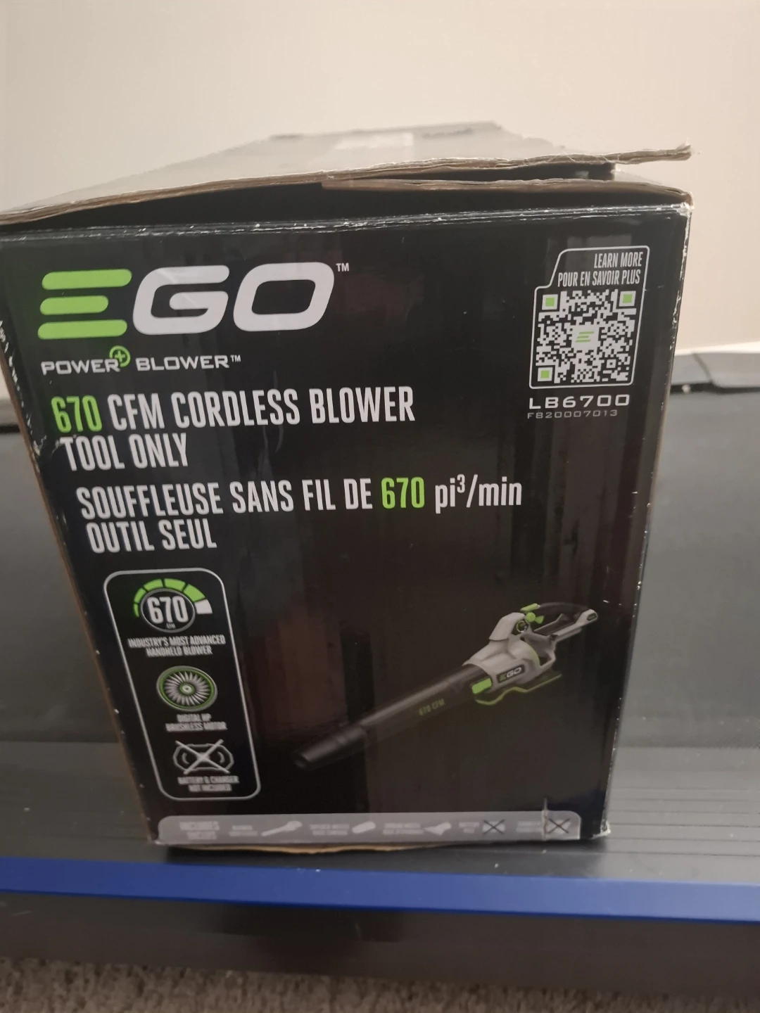 EGO 670 CFM Cordless Blower Tool Only - photo 5