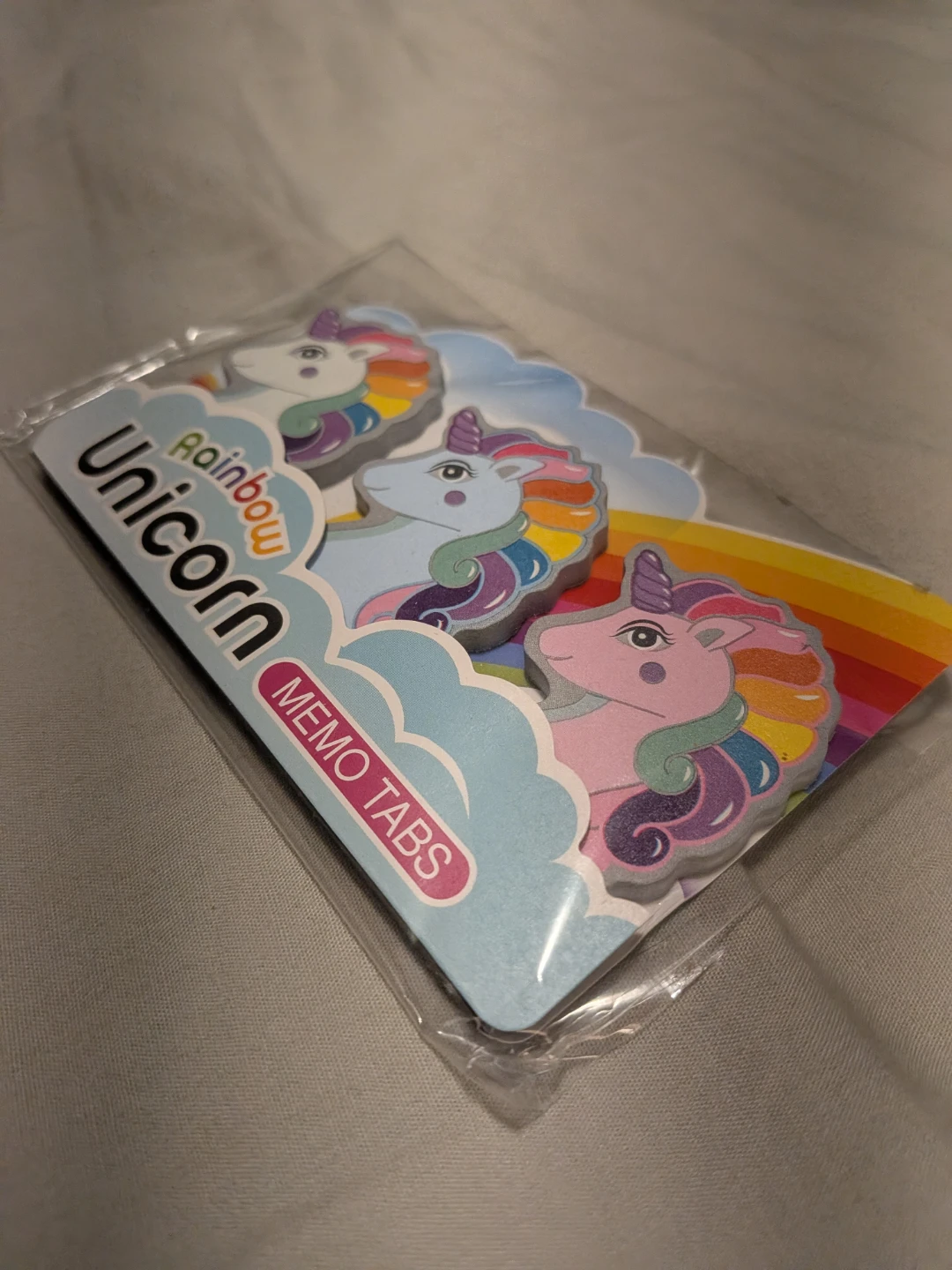 Rainbow Unicorn Memo Tabs