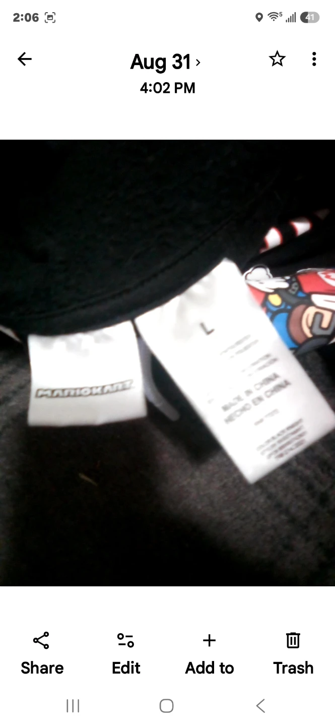 Mario Kart Black Hoodie - photo 2