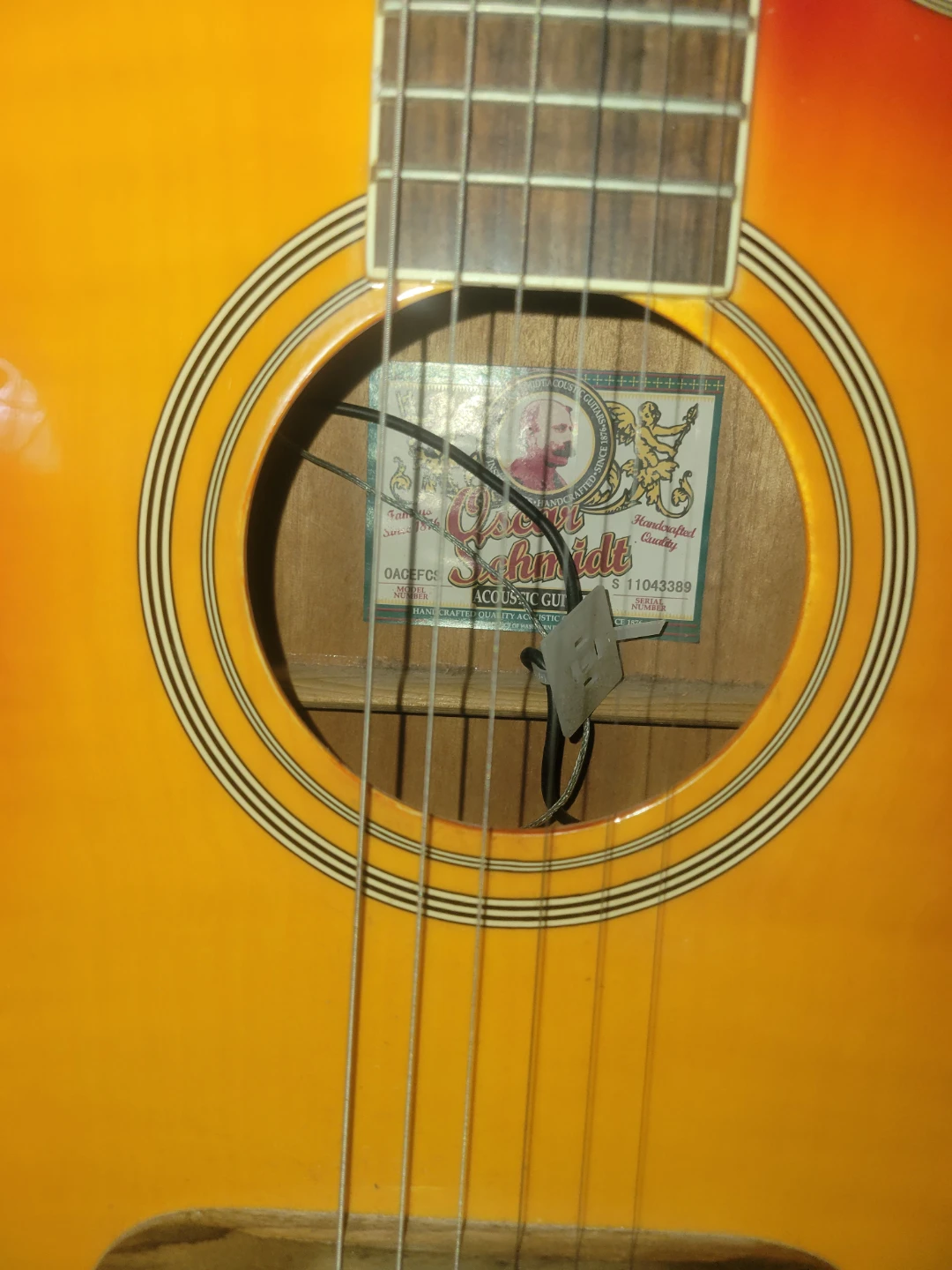 Oscar Schmidt by Washburn Acoustic Guitar OACEFCS - photo 3