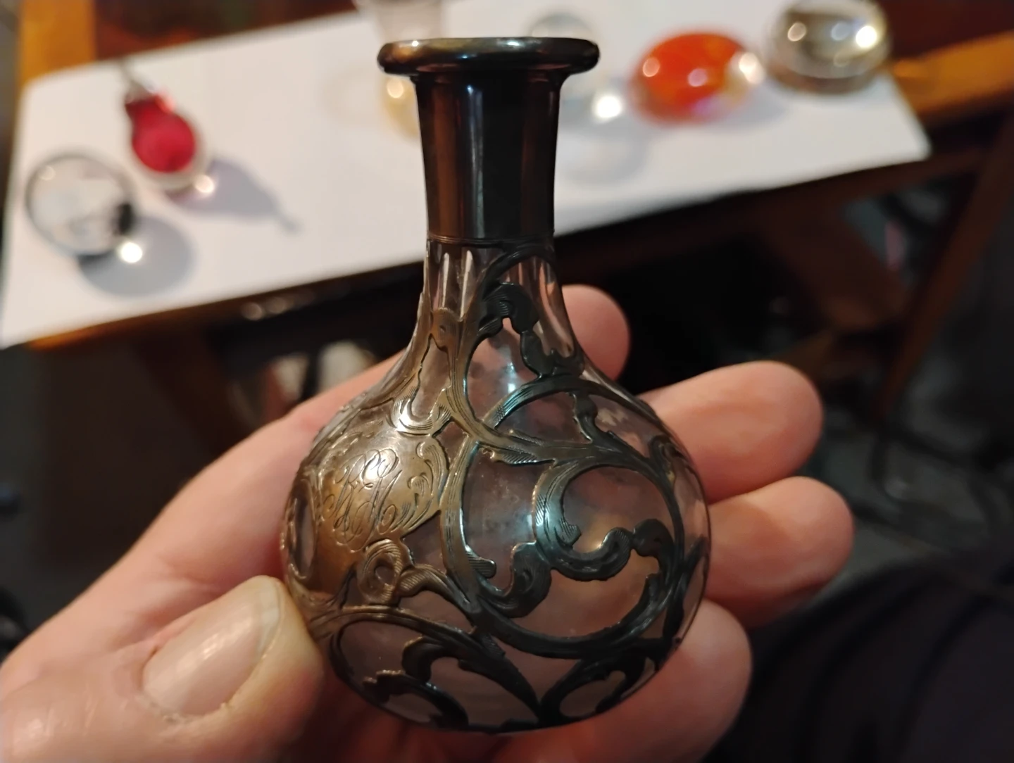 Vintage glass paper weights - photo 4