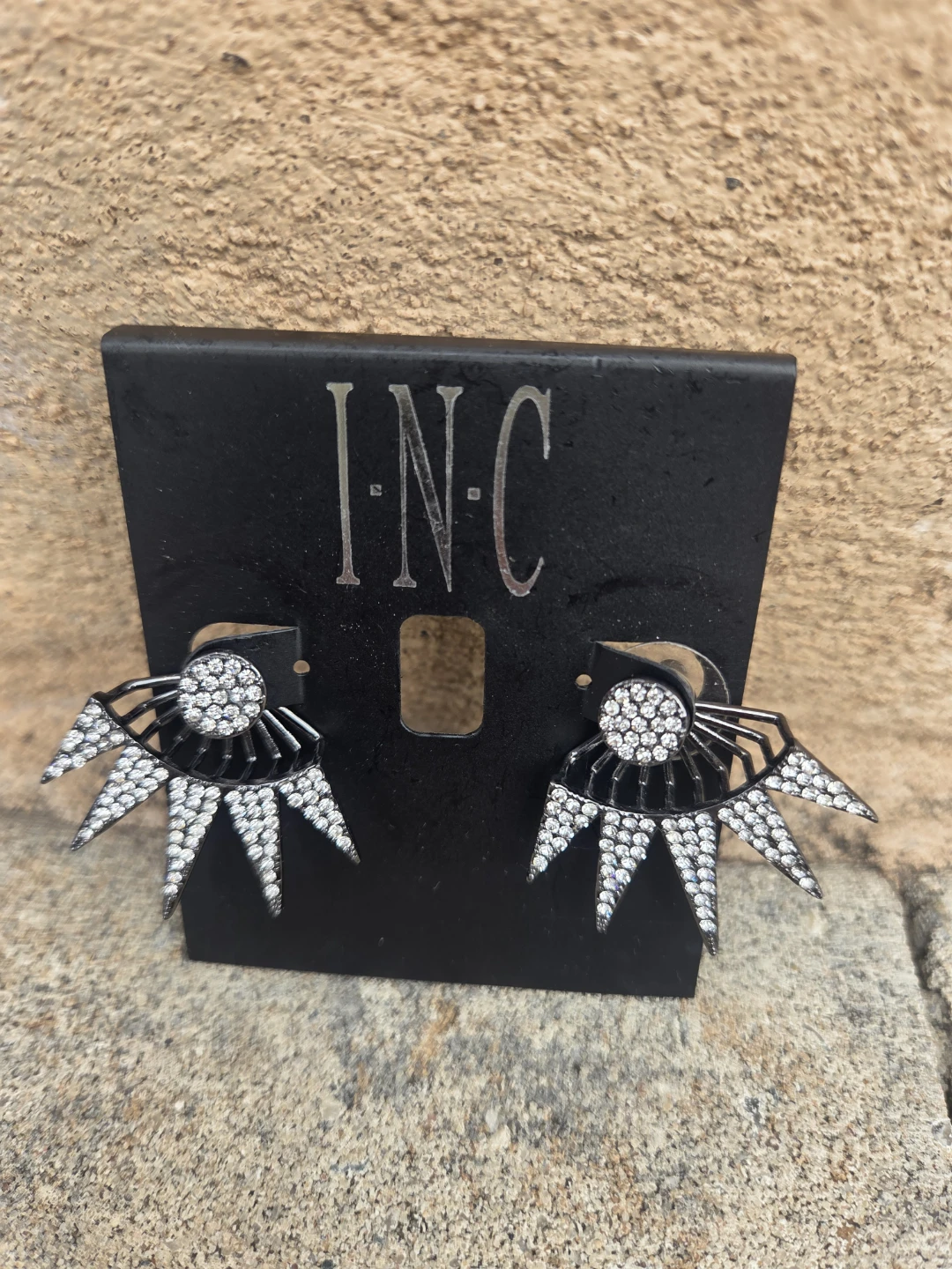 I.N.C. Crystal Fan Stud Earrings - photo 2