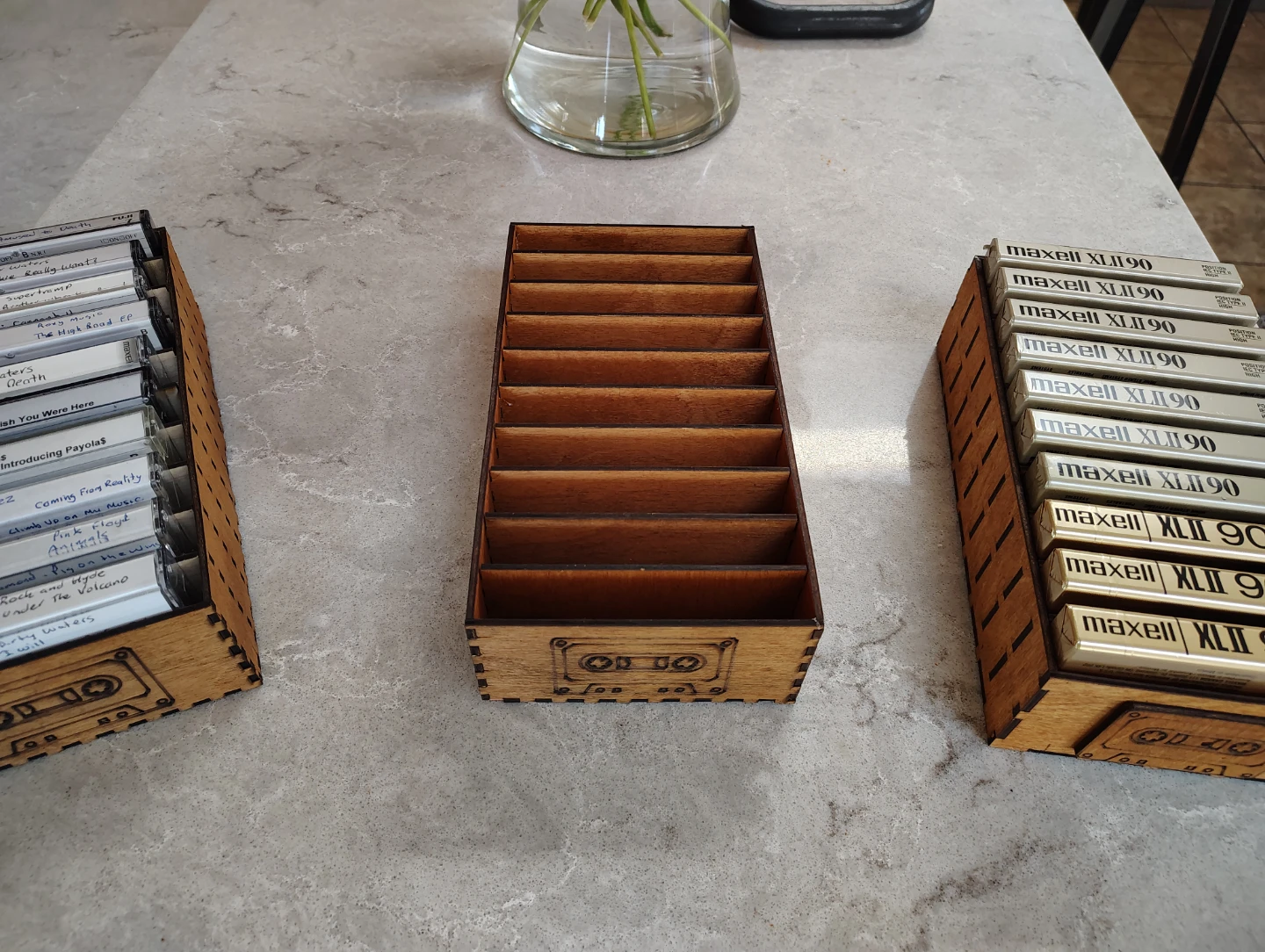 Custom Wooden Cassette Tape Storage Holders - photo 3