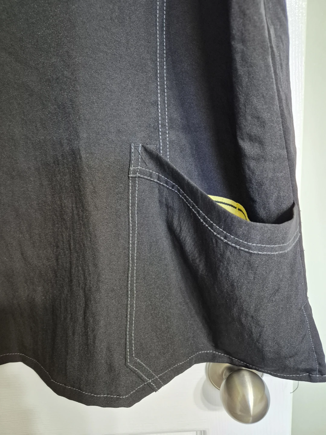 Black Four Stretch Wonder Wink size 4X Nursing Medical Scrub Top - photo 4
