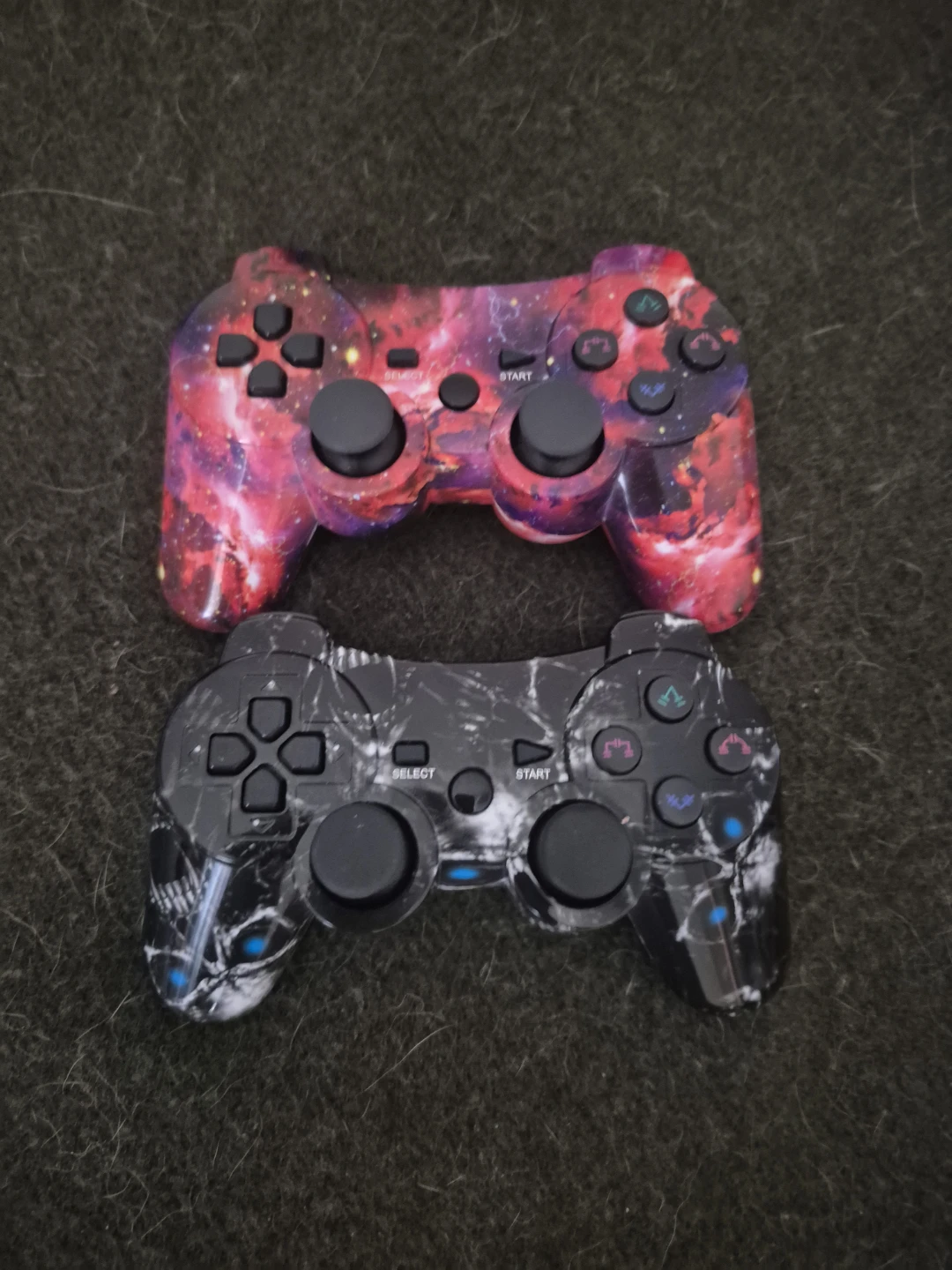 Two Wireless Controllers for PS3