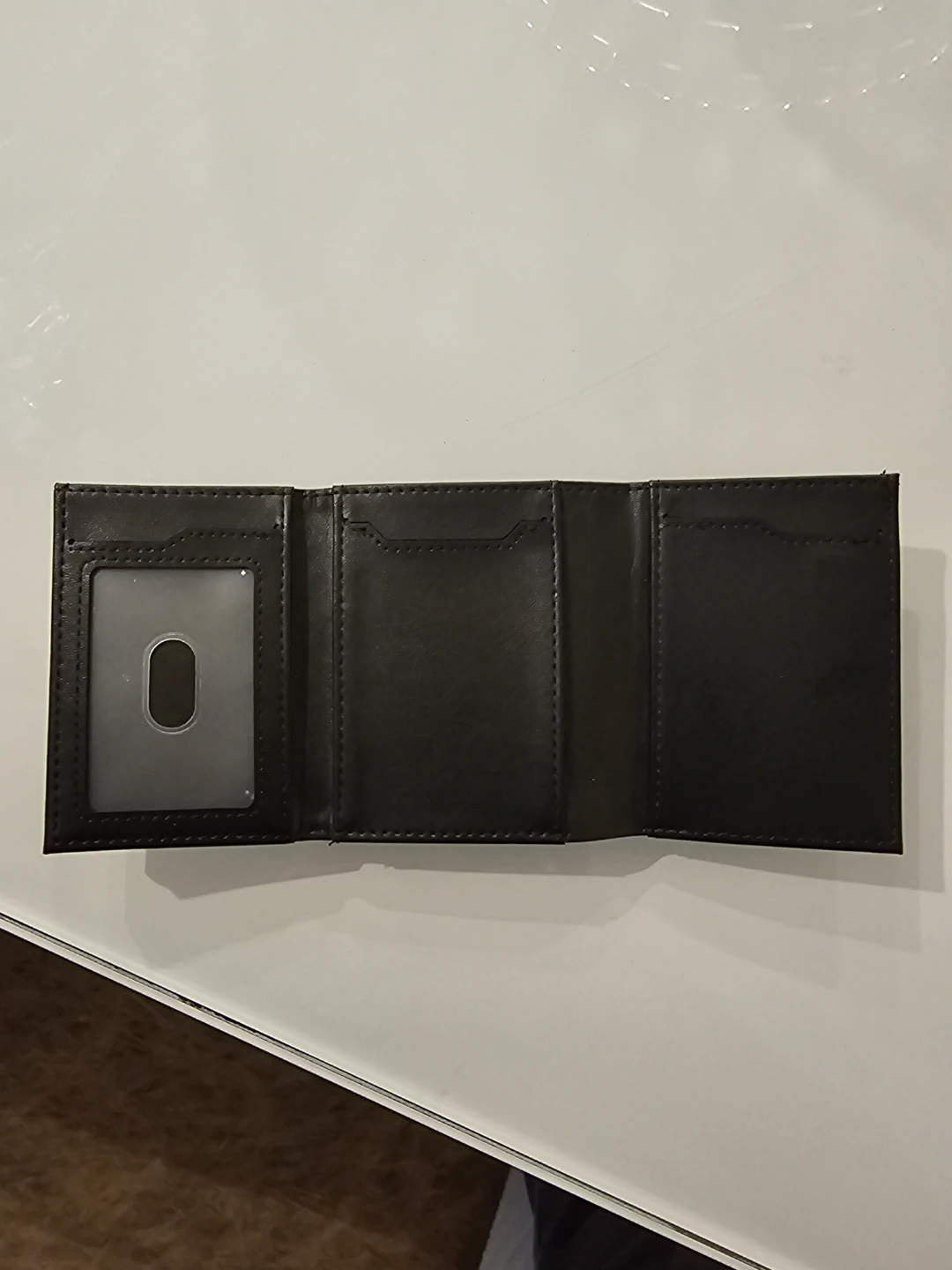 Black Tri-fold Card Holder Wallet