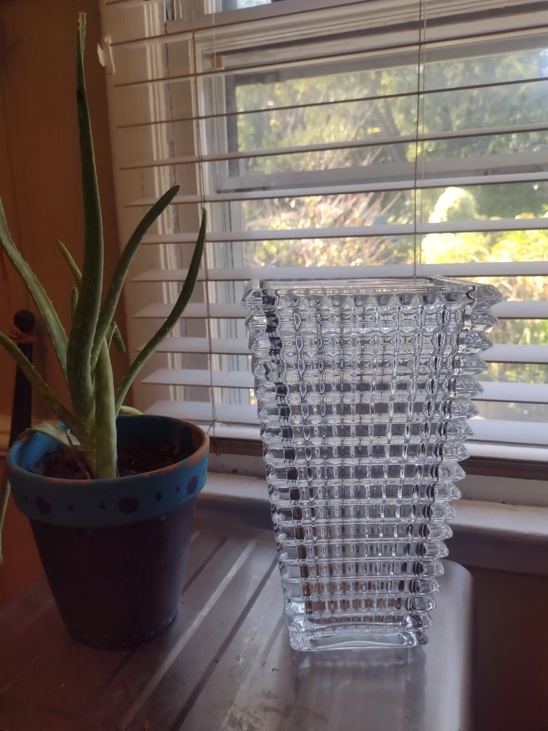 Baccarat Eye Style Lead Crystal Vase 11inch - photo 2