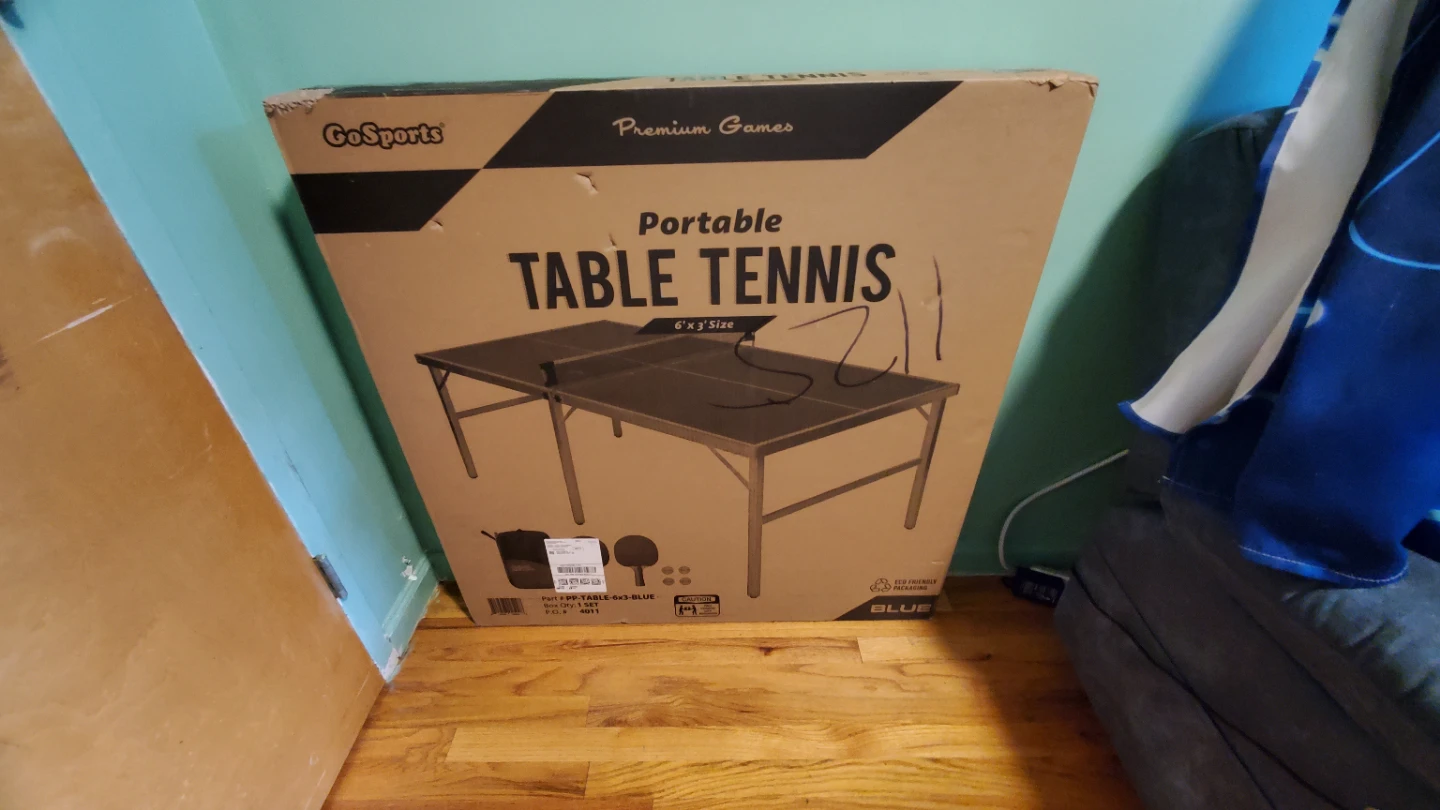 GoSports Portable Table Tennis Set 6x3