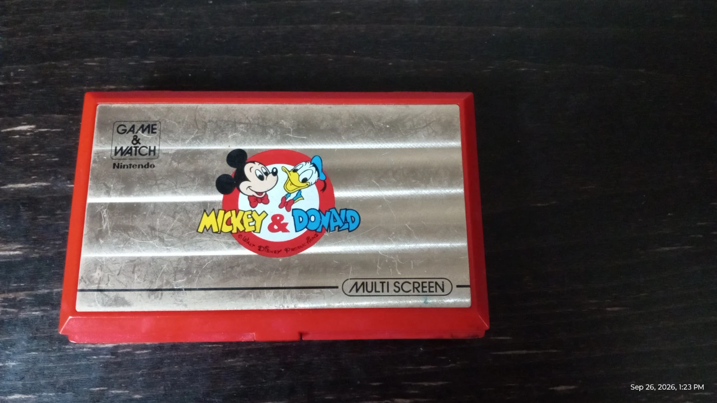 Nintendo Game & Watch Mickey & Donald Multi Screen