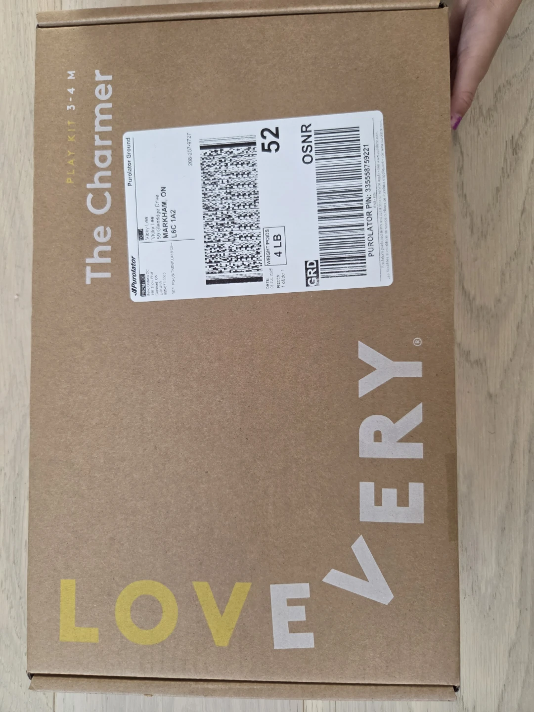 Lovevery Play Kit - The Charmer 3-4 Months