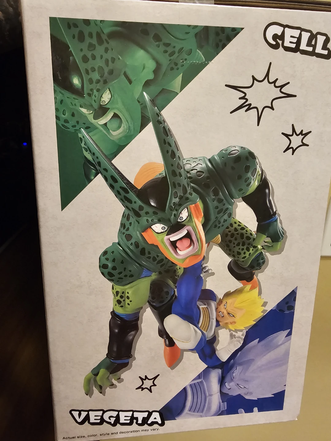 Bandai Dragon Ball Z Revible Moment Vegeta vs Cell Figure - photo 2