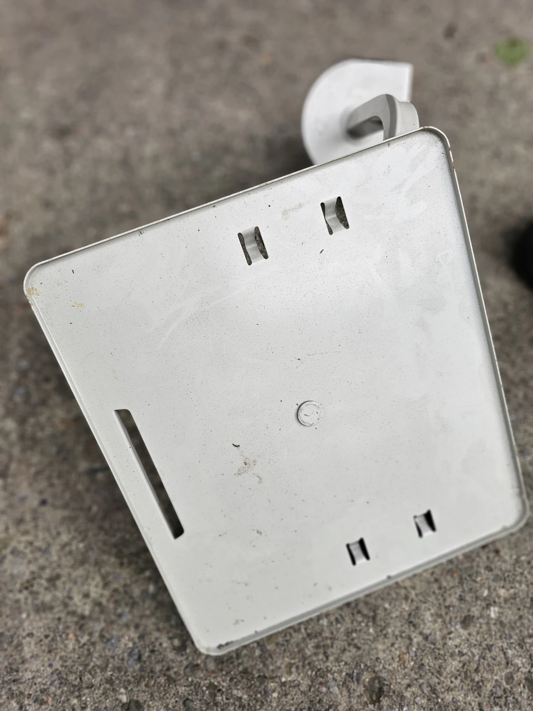 White Metal Desk Clamp Accessory - photo 2