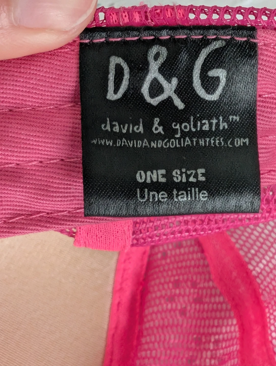 Vintage David & Goliath Graphic Trucker Hat - photo 4