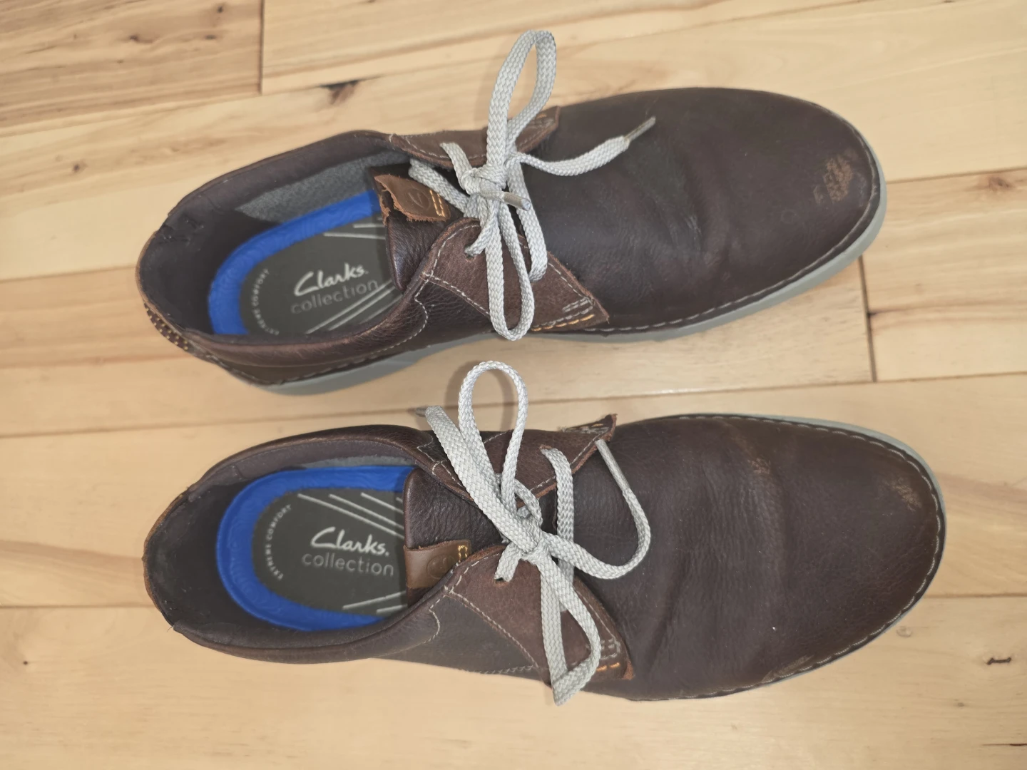 Clarks Collection Brown Leather Shoes 10½