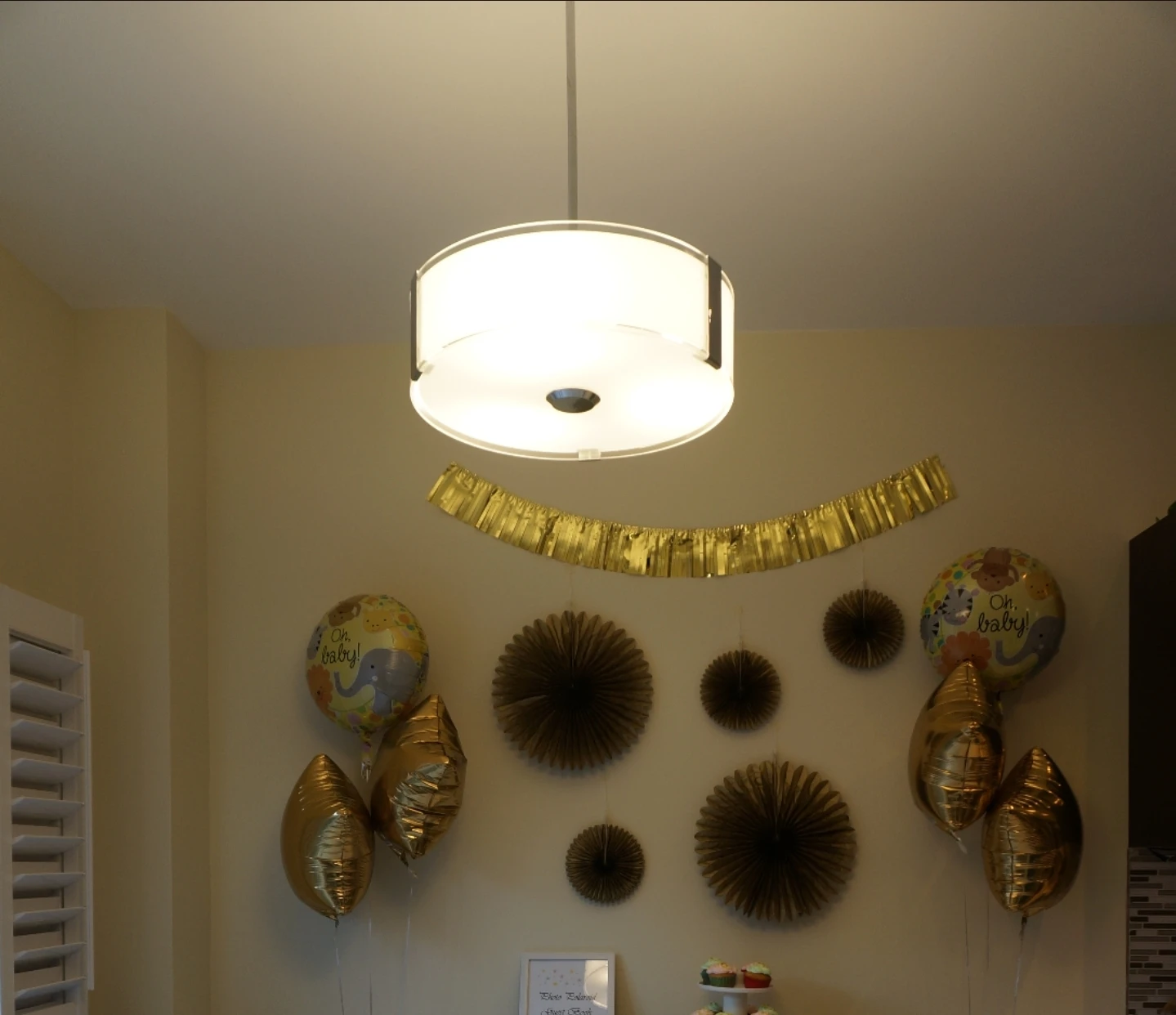 Modern Drum Pendant Light