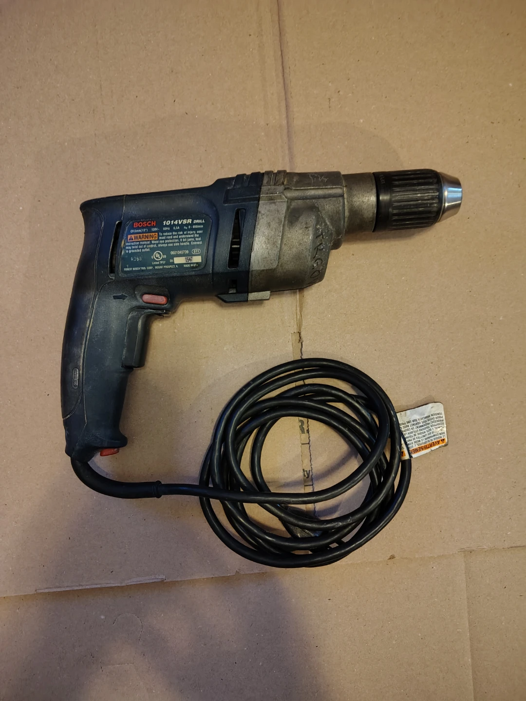 Bosch 1014VSR Corded Drill 120v 60hz 6.5a - photo 2