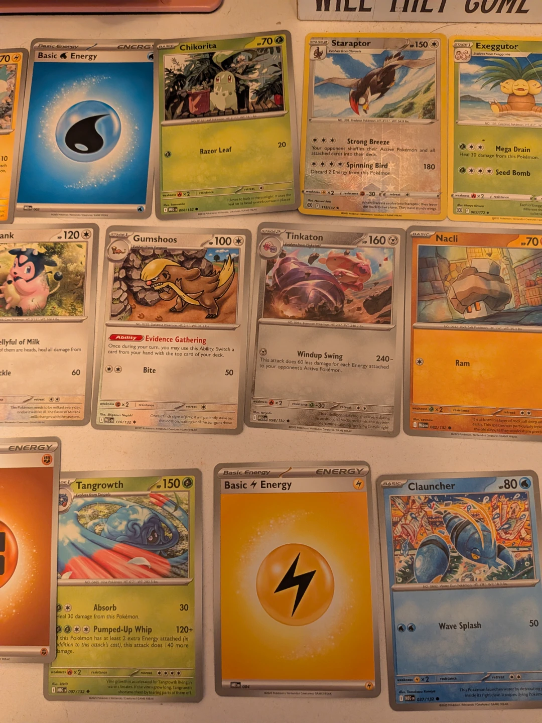 Assorted Pokemon Trading Card Game Cards