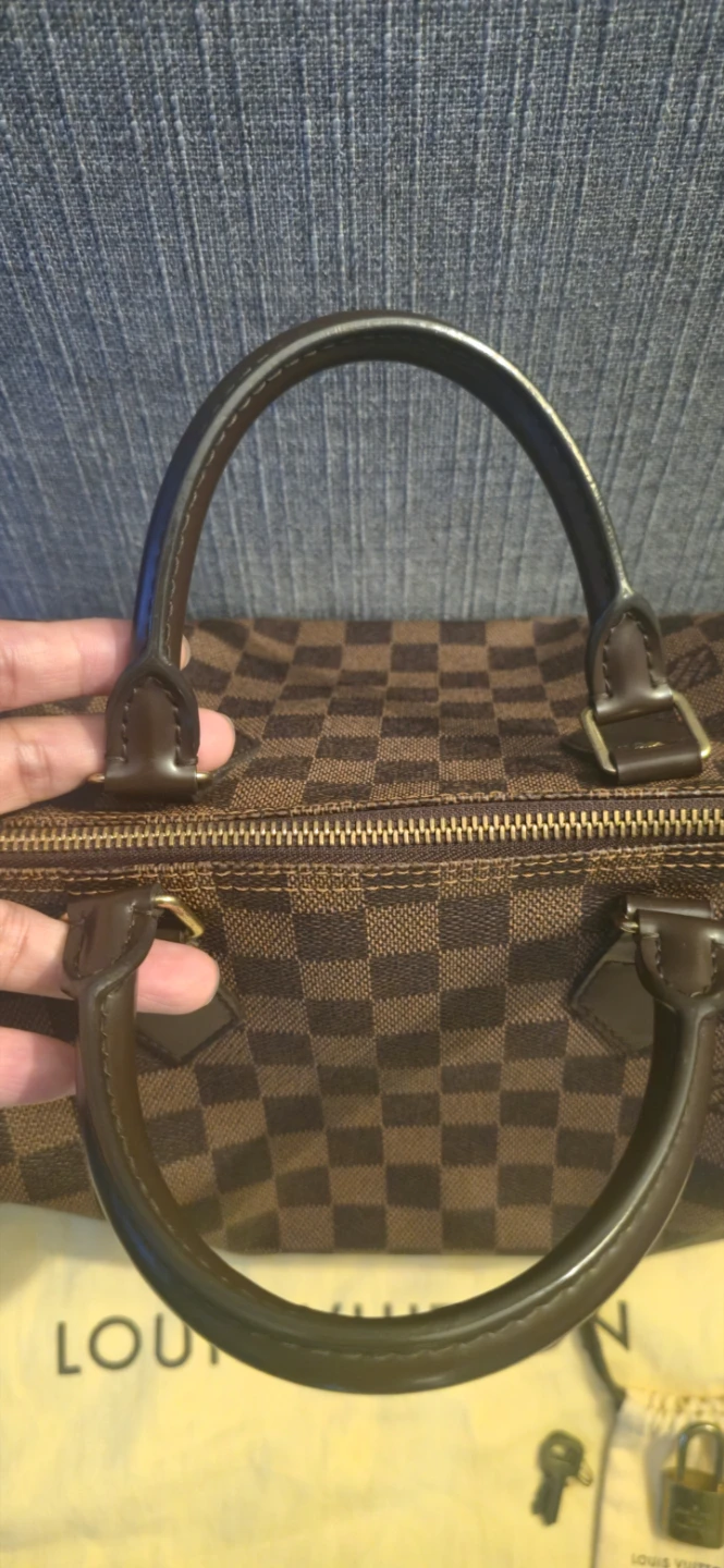 Louis Vuitton Damier Ebene Speedy Handbag - photo 3