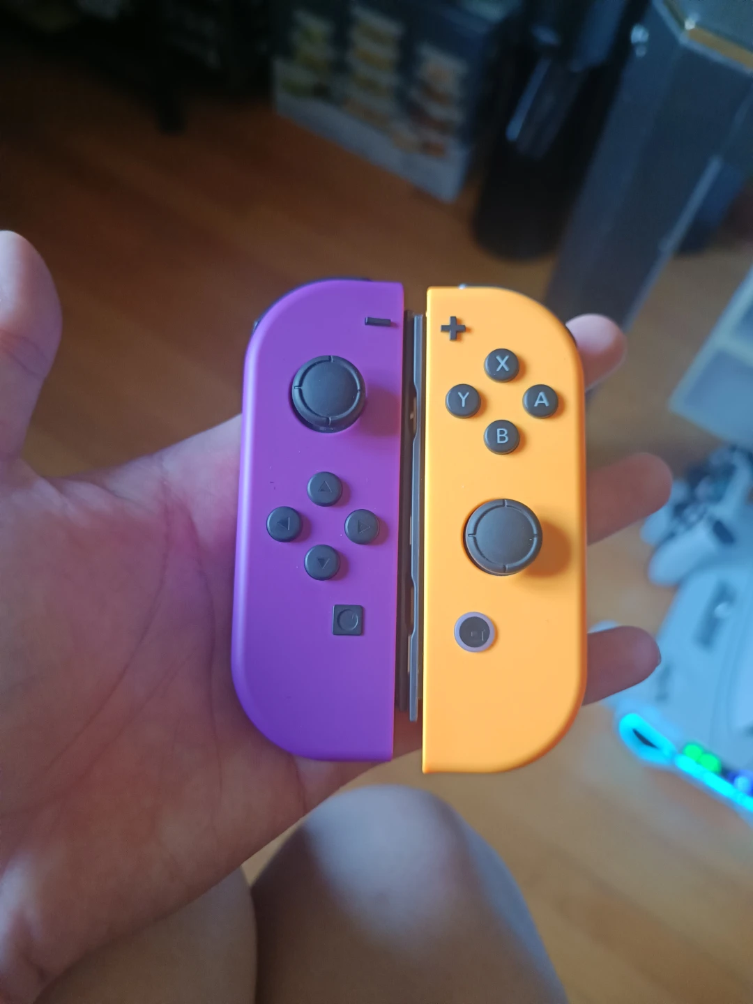 Nintendo Switch Joy-Con Controllers (Purple and Orange)