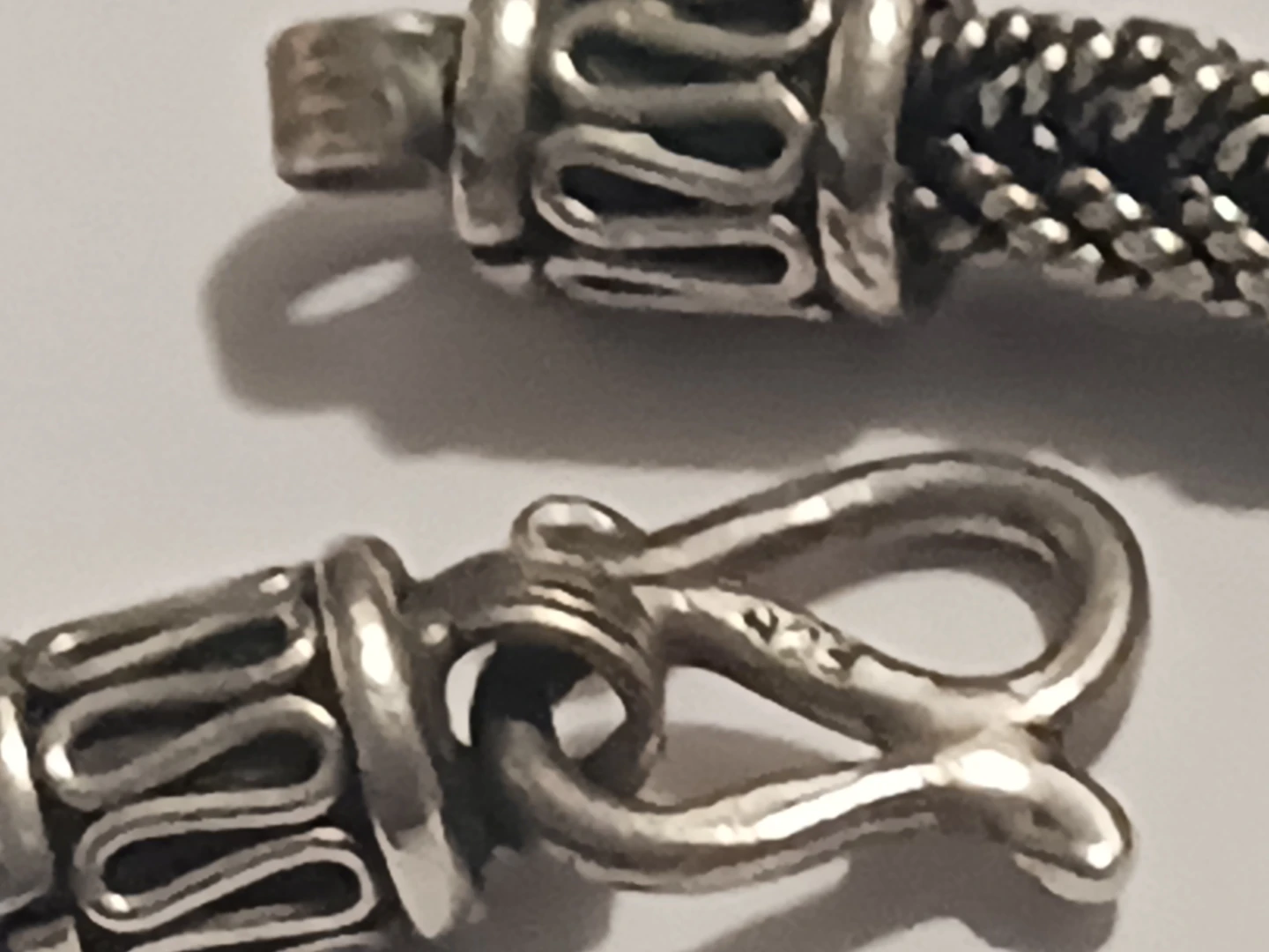 Gorgeous Sterling Silver 925 Solid Thick Woven Chain Necklace - photo 3