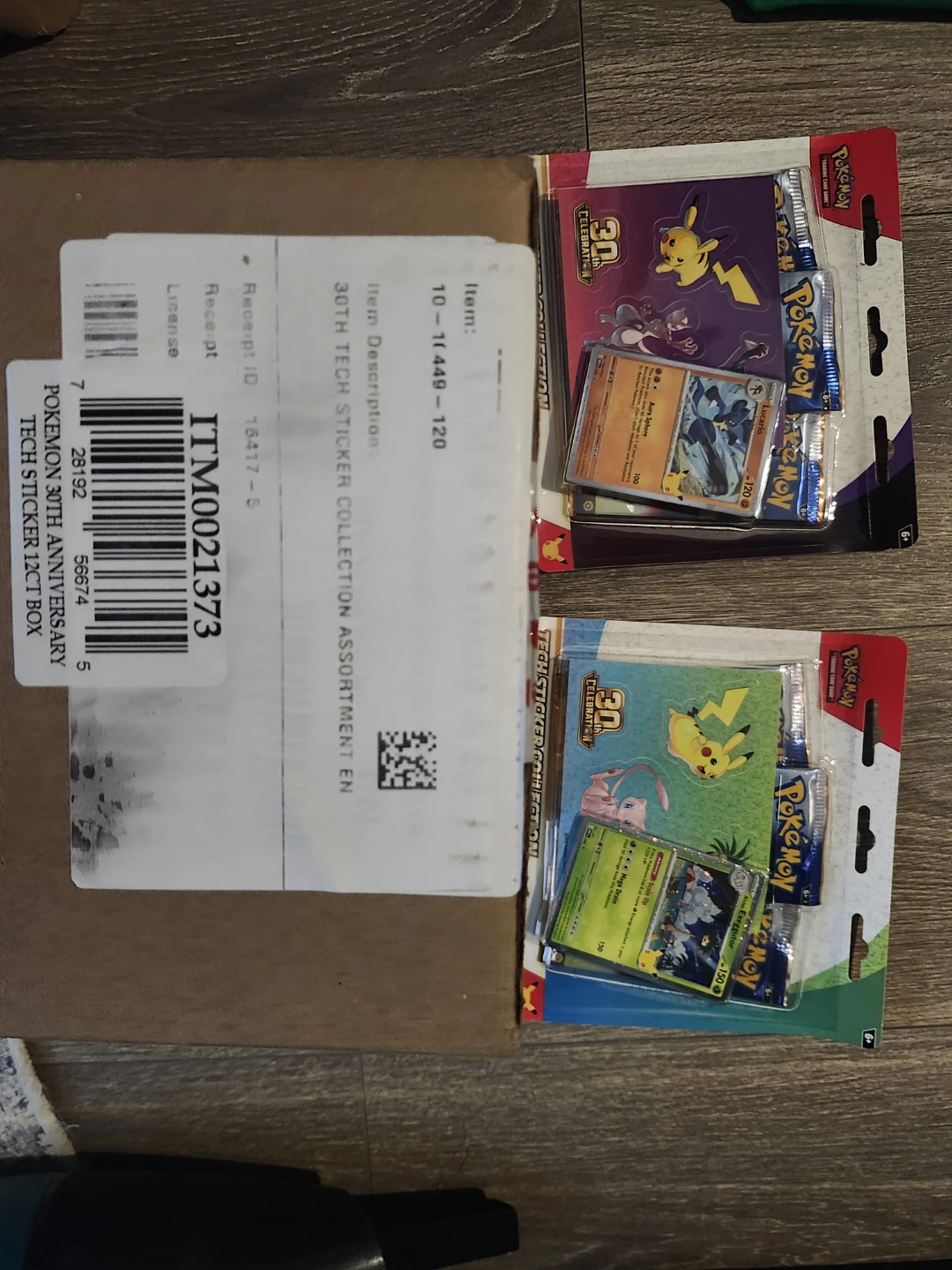 Pokemon TCG 30th Celebration Tech Sticker Collection