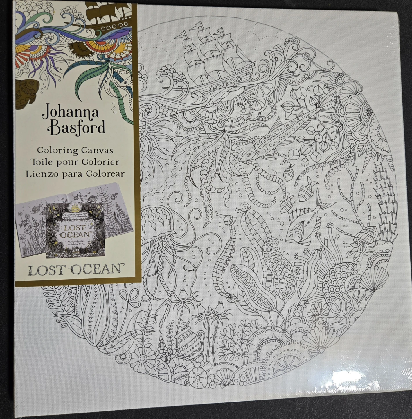Johanna Basford Coloring Canvas - Lost Ocean & Enchanted Forest - photo 3