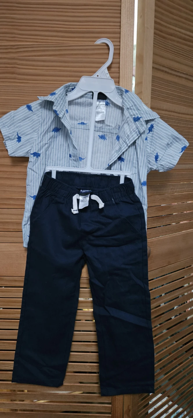 Little Rebels Dinosaur Shirt and Pants Set 🏈