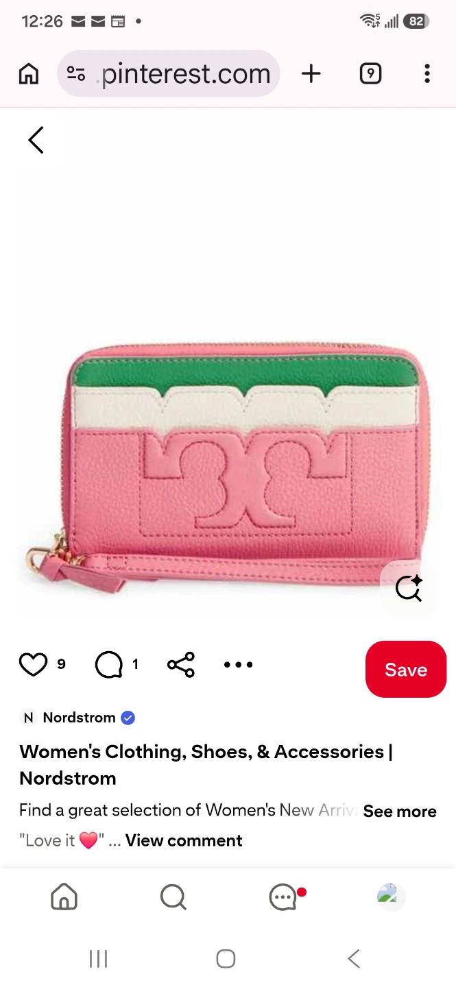 Tory Burch pink leather wallet - photo 5