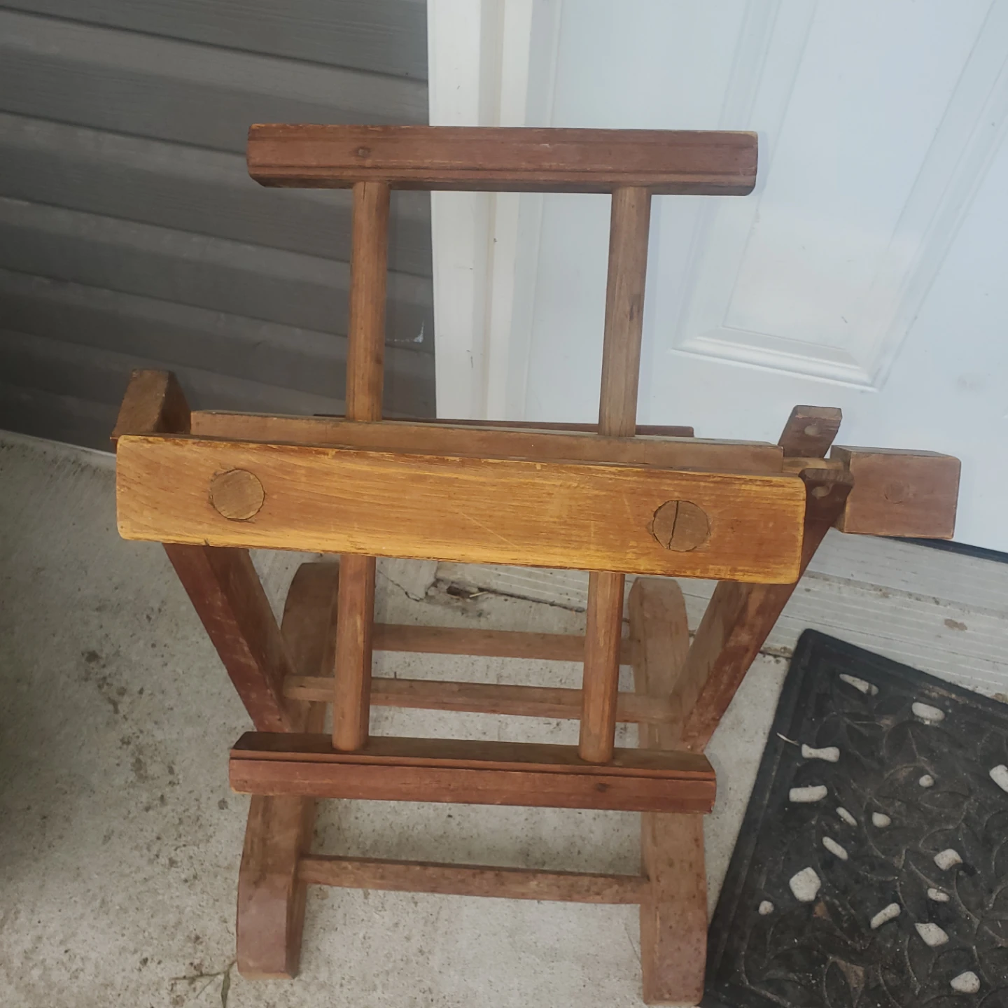 Vintage Wooden Book Press