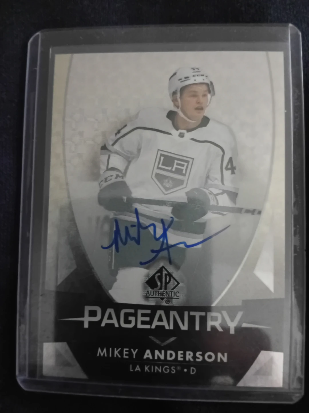 Mikey Anderson Autographed Hockey Card